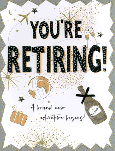 Picture of YOURE RETIRING CARD LARGE